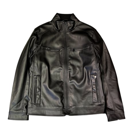 Calvin Klein Pu Jacket - Black