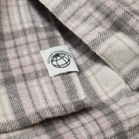 Free Planet Hooded Plaid Flannel Shirts - Pink Multi