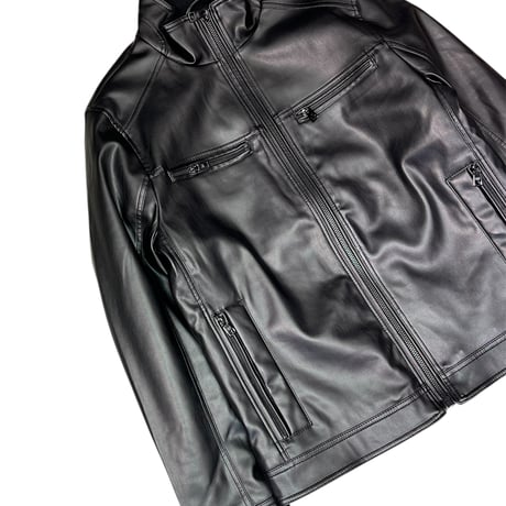 Calvin Klein Pu Jacket - Black