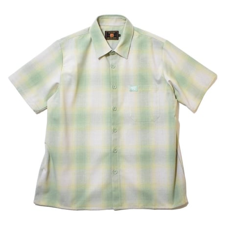 FB County S/S Checker Flannel Shirts - Mint