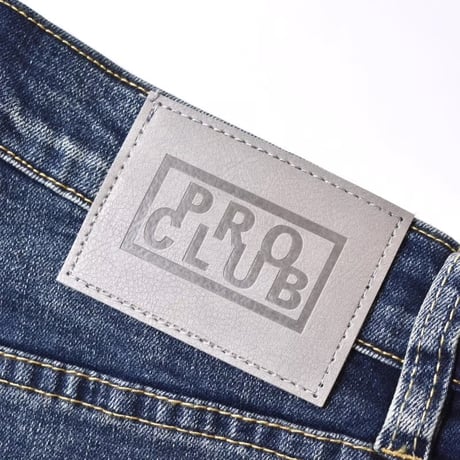PRO CLUB Heavyweight Baggy Denim Shorts - Black