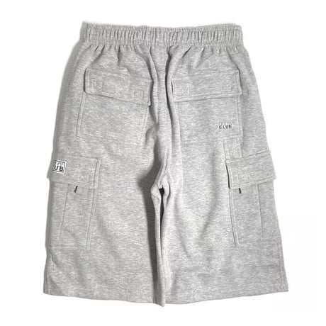 PRO CLUB Heavyweight Fleece Cargo Shorts - Heather Grey