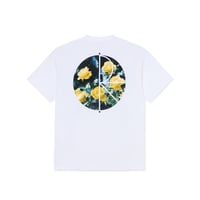 Polar Skate Fill Logo Martas Roses Tee - White