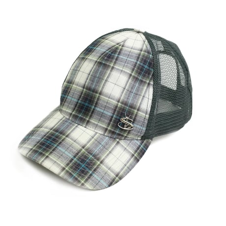 Yardsale Phantasy Plaid Cap - Green
