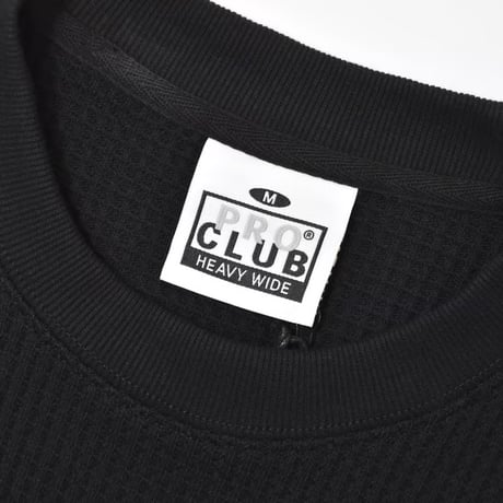 PRO CLUB Heavywide S/S Thermal Tee -  Black