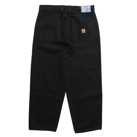 Hellrazor Over Dye Denim Pants Black
