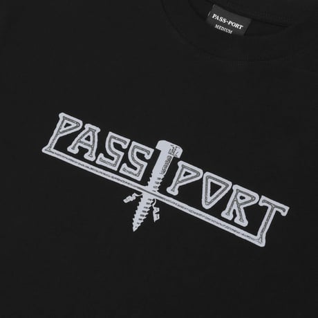 Pass~port Screwed Tee - Black