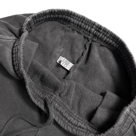 Los Angeles Apparel 14oz Garment Dye Heavy Fleece Sweat Pants - Vintage Black [HF04GD]