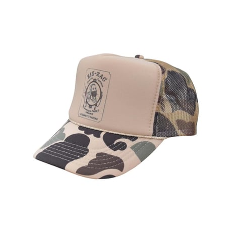 Trucker Hat Zig-Zag - Beige Camo