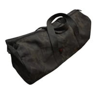 ROTHCO Canvas Shoulder Duffle Bag - Midnight Black Camo