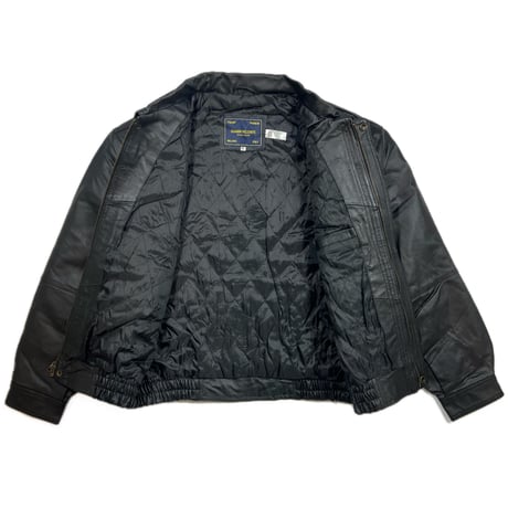 Deadstock Gianni Velente Leather Jacket Black