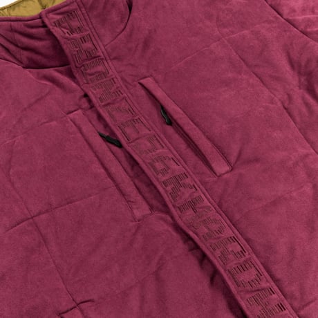 Bronze56k Faux Suede Puffer - Plum