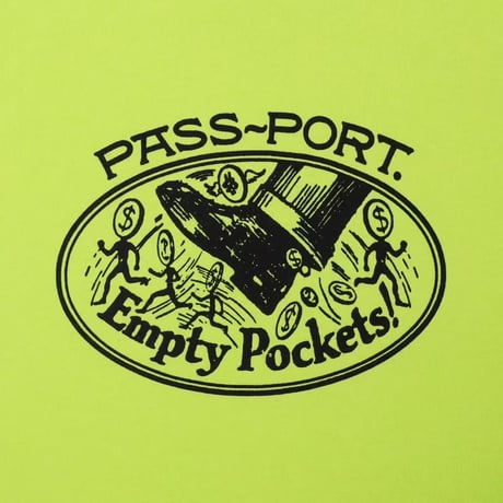 Pass~port Empty Pockets Tee - Safety Yellow