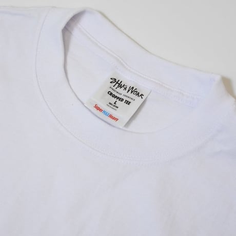 Shaka Wear 7.5oz Max Heavyweight Cropped Tee - White