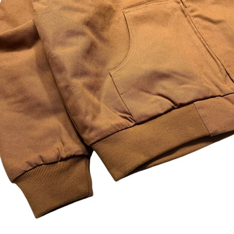 CornerStone Duck Cloth Hooded Work Jacket Brown