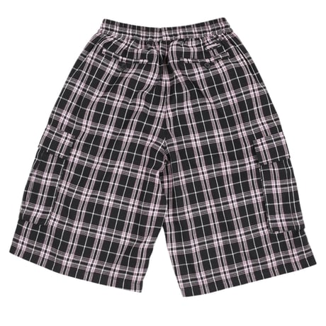 YARDSALE Shoreline Plaid Shorts - Black
