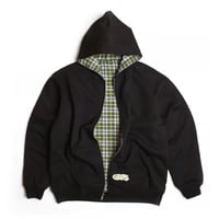 Yardsale Reversible Flannel Hoodie - Green