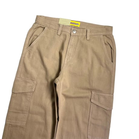 NEO BLUE Baggy Cargo Skate Pants Khaki