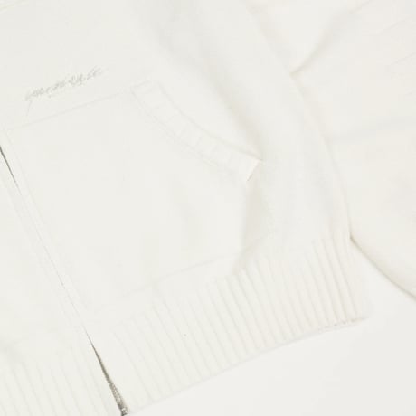 Yardsale Faldo Knitted Full-Zip - Cream