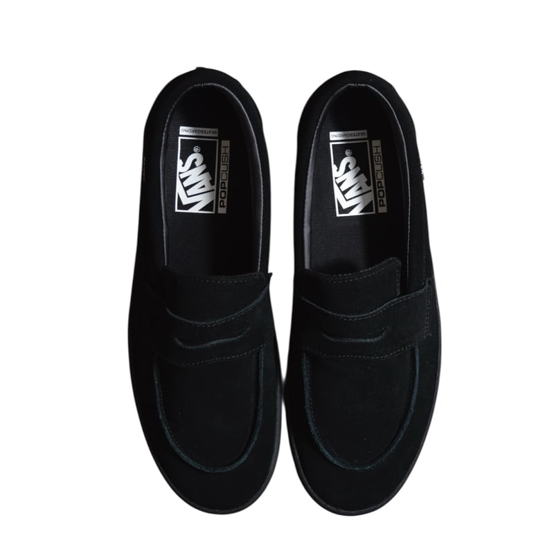 VANS SKATE Loafer Suede - Black | RAWDRIP OSAKA