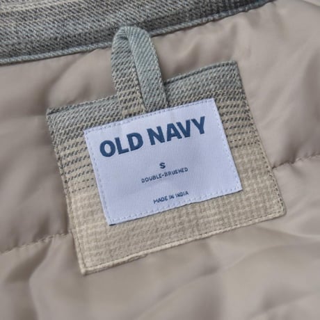 Old Navy Flannel Jacket - White Plaid