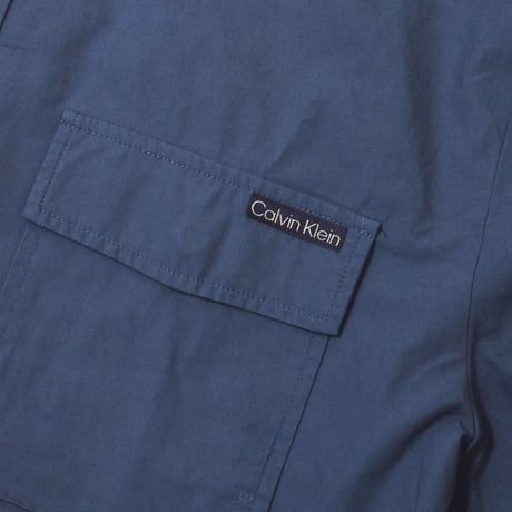 Calvin Klein L/S Relaxed Fit Ripstop Shirts - Navy