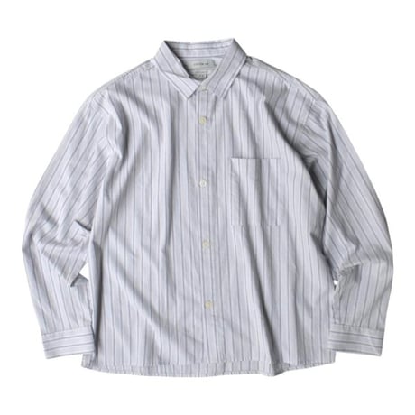 COTTON ON Hampton L/S Shirt - Grey Stripe