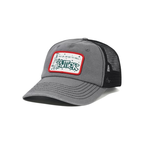 BUTTER GOODS Pay Up Trucker Cap - Grey