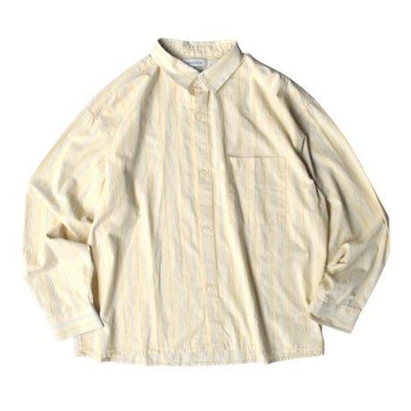 COTTON ON Hampton L/S Shirt - Cream Stripe