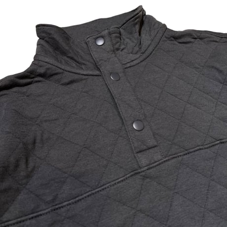 Old Navy Quarter-Snap Quilted Fleece Sweatshirt Panther