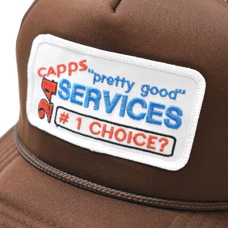 Capps Capps "Pretty Good" Services Trucker - Brown [BRN]