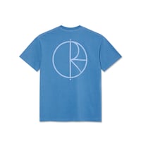 Polar Skate Contrast Stroke Logo - French Blue