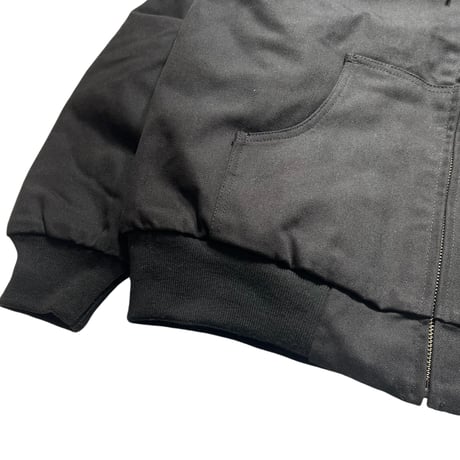 CornerStone Duck Cloth Hooded Work Jacket Black
