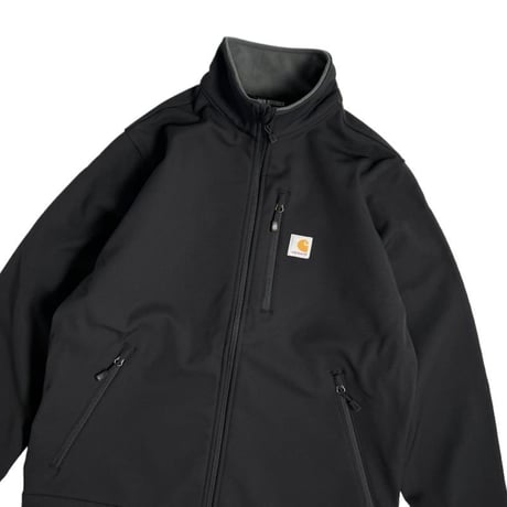 Carhartt USA Rain Defender® Relaxed Fit Heavyweight Softshell Jacket Black