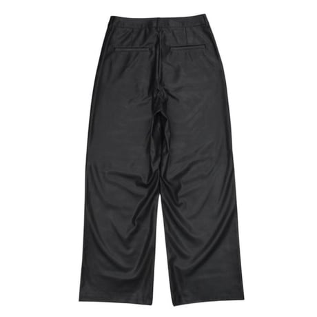 Calvin Klein PU Leather Pants - Black