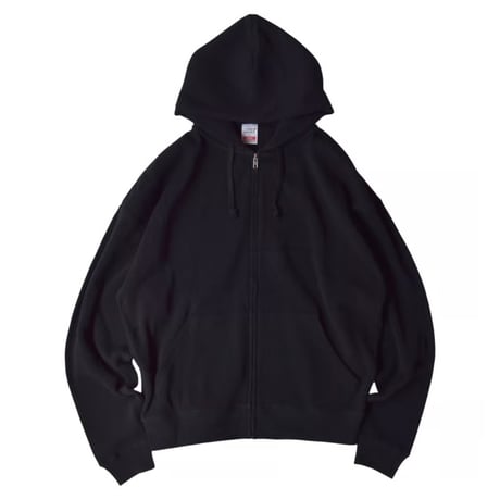 MADE BLANKS Snow Day Thermal Zip Hoodie - Black