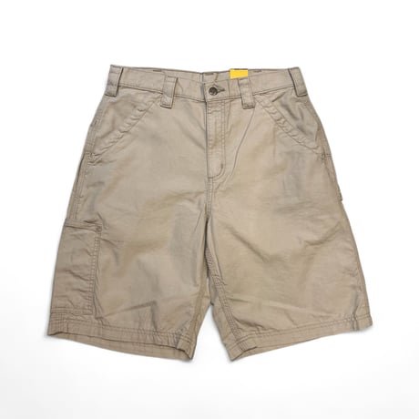 CARHARTT B147 Loose Fit Canvas Utility Work Shorts - Tan