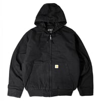 Carhartt USA J130(104050) Washed Duck Insulated Active Jacket Black