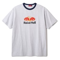 Hellrazor Hell Ringer Shirt - Ash/Navy