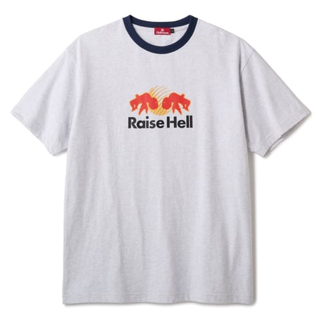 Hellrazor Hell Ringer Shirt - Ash/Navy