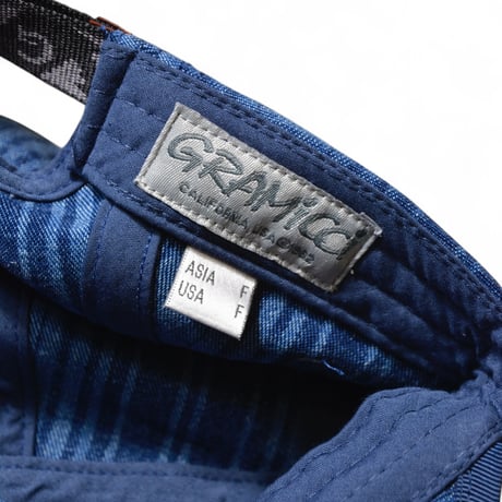 Gramicci Long Bill Cap - Indigo Checkered Plaid