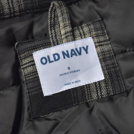 Old Navy Flannel Jacket - Black Plaid
