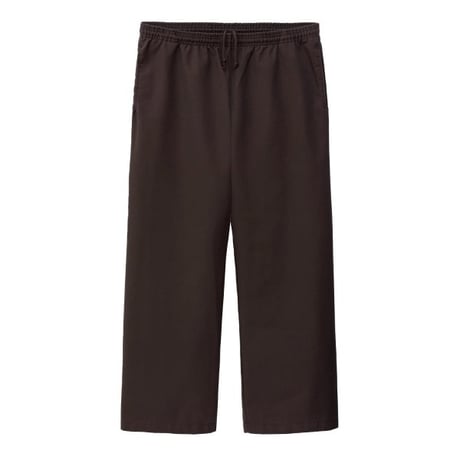 Los Angeles Apparel Poly Cotton Wide Leg Prisoner Pants - Brown