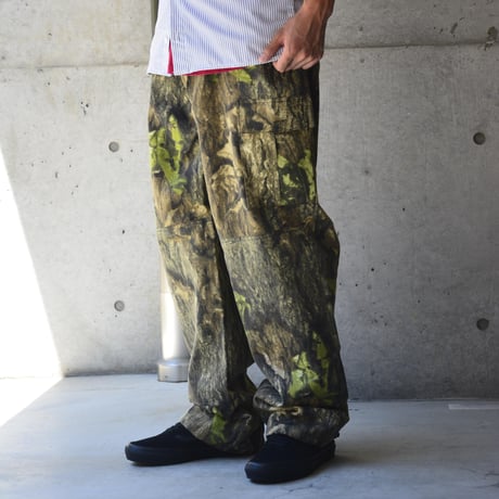 World Famous Sports BC454-405 Brushed Cotton 6pocket Cargo Pants Northwoods Camo