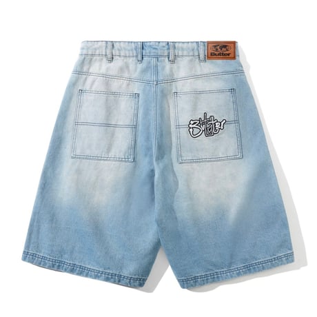 BUTTER GOODS Scribble Denim Shorts
