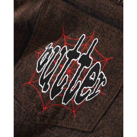 Butter Goods Spider Denim Jeans Acid Brown