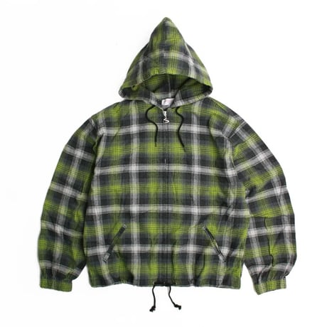 Yardsale Tartan Full-Zip Hood - Green