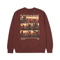 HUF x The Texas Chainsaw Massacre Unparalleled Terror Crewneck Chocolate