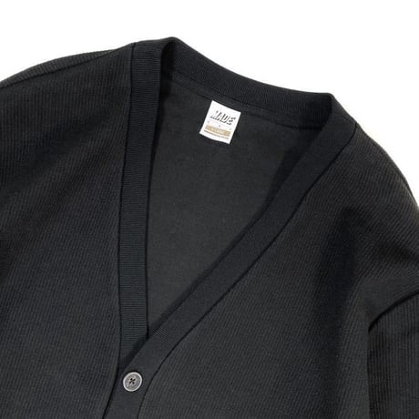 MADE BLANKS Freshman Corduroy Cardigan - Black