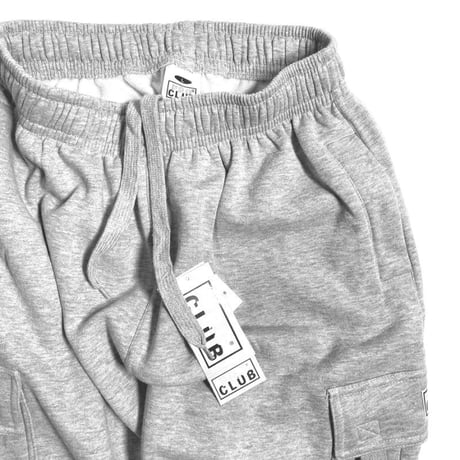 PRO CLUB Heavyweight Fleece Cargo Shorts - Heather Grey